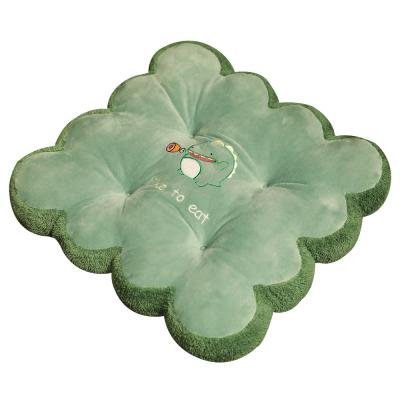 China Office Cartoon Plush Thickened Petal Cushion Winter Student Office Chair Cushion Square Biscuit Cushion Pillow for sale