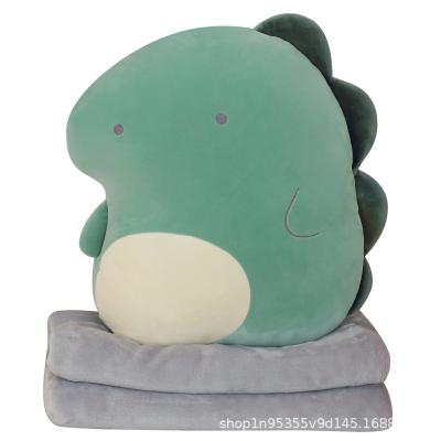 China Nondisposable dinosaur pillow doll plush toys can be customized, size and logo for sale