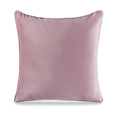 China Folded Pillow Cover Light Pink Cushion Backrest Bedside Seat Pillow Decoration Luxury Home for sale