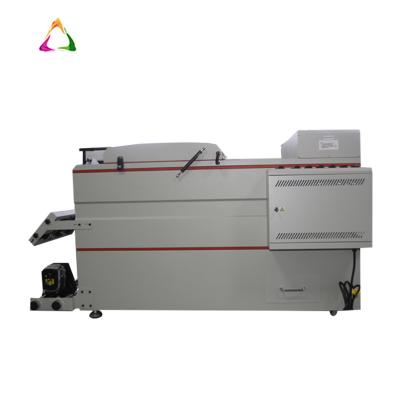 China Bags 2022 Hot Sale DTF Heat Transfer Pet Film Printer 2 Head DTF Powder Shaker Machine for sale