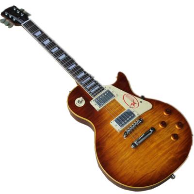 China Tobacco Musical Sunburst String Huiyuan 6 Player Electric Guitar with Rosewood Fingerboard for sale