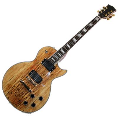 China Reasonable Electric Guitars Lp Electric Guitar China Brands With Gold Hardware, Spalted Maple Veneer for sale