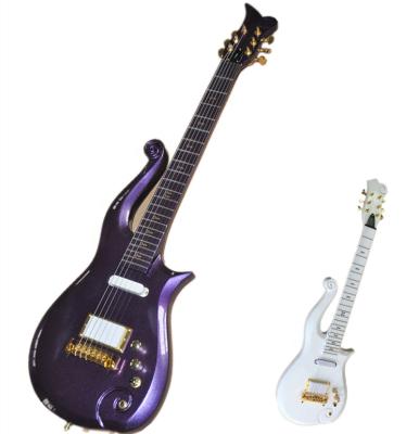 China Exquisite Prince Guitar Huiyuan Electric Guitar with Rosewood Fingerboard, Gold Hardware, String Instrument for sale