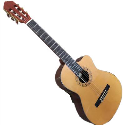 China Flawless Solid Main Body 6-String Cavity Acoustic Guitar with Gold Machine Tuners for sale