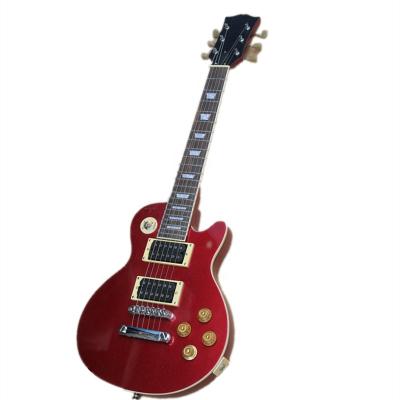 China Child Mahogany Children's Guitar Huiyuan Electric Guitar with Fixed Bridge, Red Cheap Electric Guitar, Kid's Guitar for sale