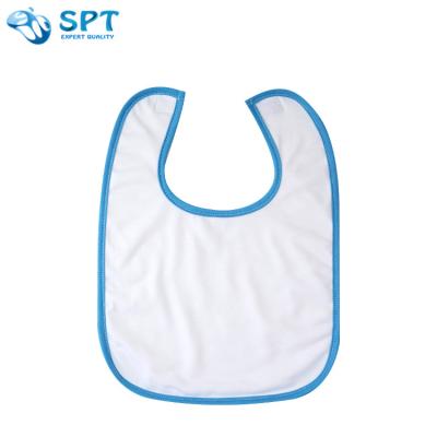 China Best Washable Option Wholesale Polyester-Baby-Bibs For Babies White for sale