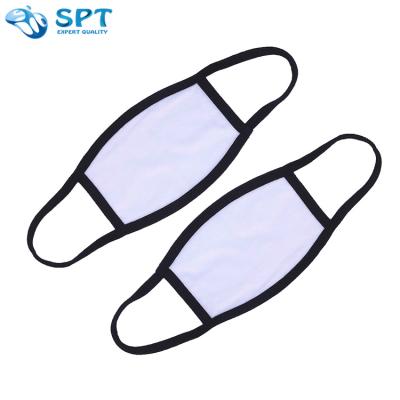 China Personal respiratory protection; Anti Dust Good Quality Cotton Polyester Blank Sublimation Face Masks for sale