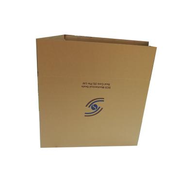 China Recyclable Environmental Friendly Kraft Paper Corrugated Food Cardboard Boxes For Packaging for sale