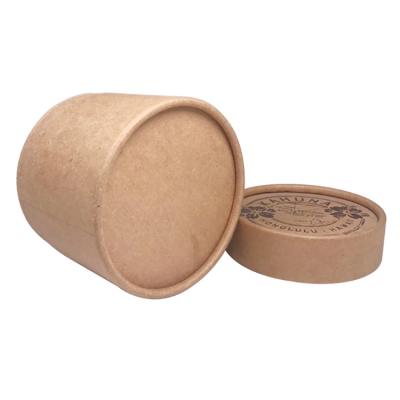 China Recyclable High Quality Custom Kraft Paper Tubes Tea Packaging Boxes Gift Cylinder Tube Box for sale