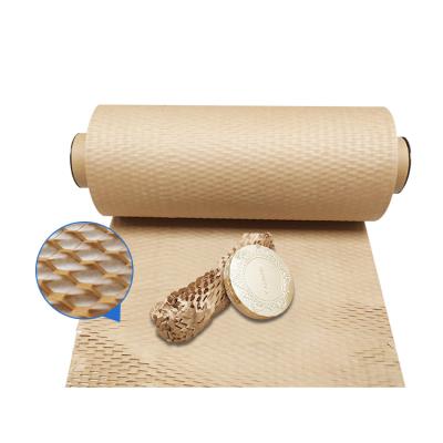 China Moisture Proof No MOQ Plastic Honeycomb Kraft Paper Free Sustainable Wrap For Packaging for sale