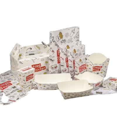 China Biodegradable Biodegradable Customized Fast Food Take Out Container Food Paper Box for sale