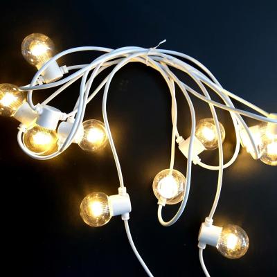 China G45 String Light Holiday Lighting 5M Patio 10LED Dimmable G45 Garland Led String Lights Christmas Decoration for sale