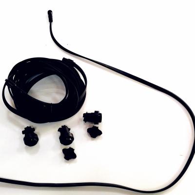 China Customs lead flat cable the separate belt string light wire festoon E27 socket extension lamp holder cable for sale