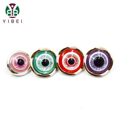 China China viable factory wholesales characteristic round shape ABS plastic eye buttons for clothing for sale