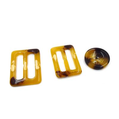 China Brown Nickel Free Plastic Color Resin Wholesales Adjustable Slide Buckle For Belt Garment Clothing Bag for sale