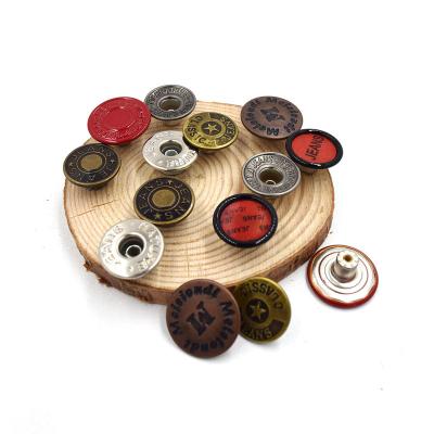 China 2019 New Style Sustainable Custom Jeans Metal Rivet Buttons Antique Leg Snaps Wholesale Buttons for sale