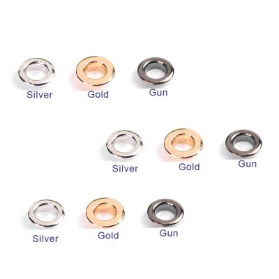 China Viable Wholesales Gold Metal Classic Shiny Eyelet Ring Button Accessories On Dress Shoes Handbag for sale