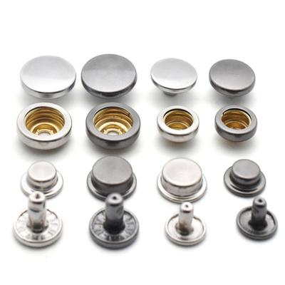 China Viable wholesales Zink alloy metal sanp button for coats jeans and handbag buttons for sale