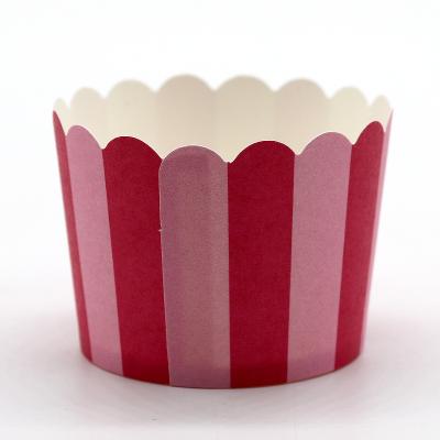 China 24pcs/lot Disposable PVC Box Packed Cupcake Cups Baking Paper Cupcake For Party for sale