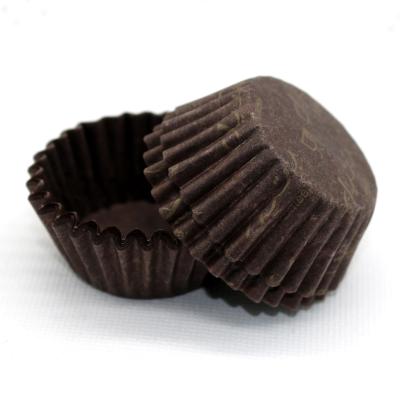 China Hot Sale Disposable Party Cheap Cupcake Liners Molds Print Brown Paper Cupcake Liners Cup Cake for sale