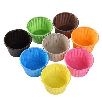 China Amazon Disposable Hit Colorful Food --Grade Disposable Muffin Paper Cups With Lid Baking Cupcake for sale