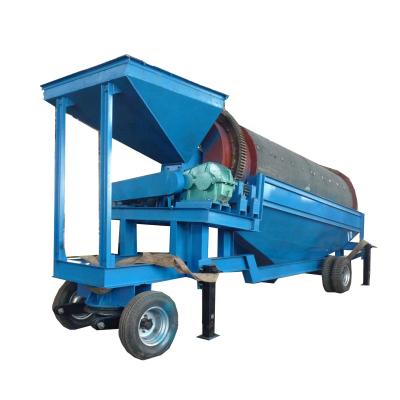 China Large Capacity Ore Mud Sand Gold Trommel Screen Washing Machine for sale