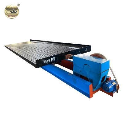 China energy & 2021 Gold Ore Alluvial Concentrate Table Mining Vibrating Table Copper Recycling Shaking Table for sale