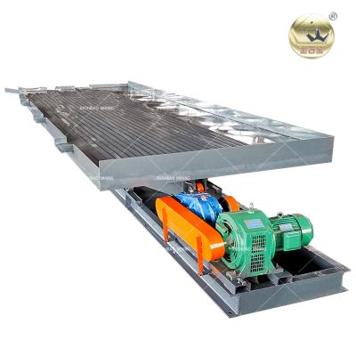 China energy & 2021 Mineral Mining Shaking Table Alluvial Ore Separator Gravity Separating Shaking Table for sale