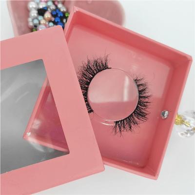 China Easy Apply Ansta Makeup Mink Lashes 100% Daily Seller 3d 5d Handmade Tape Full Wax With Customized Packing Box for sale