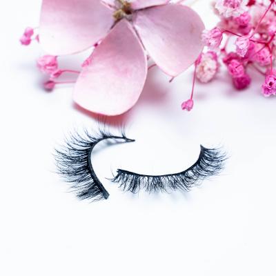 China Custom Eyelash 10mm 3D Mink Eyelashes Natural Long Style New Natural Design for sale