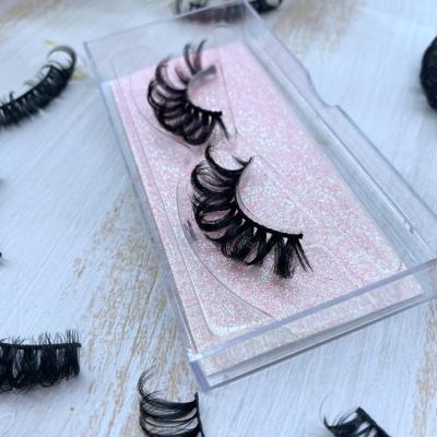 China Thick 25mm Wholesale Russian Eyelash False Mink Eyelashes for sale