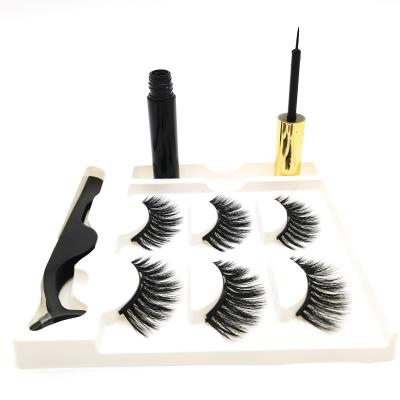 China 3D Layered High Quality Customized Magnetic Eyelash Packaging Magnetic False Eyelashes for sale