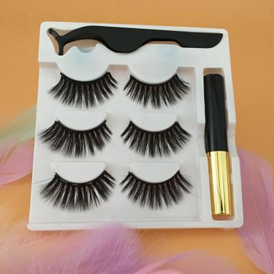 China 3D Layered 2021 New Styles High Quality Wholesale 3d Magnetic False Eyelashes False Magnetic Eyelashes for sale