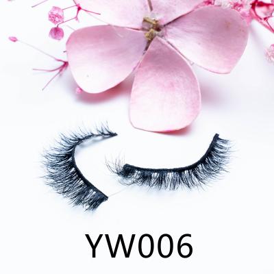 China Natural False Eyelashes Mink Lashes Wholesale 3D Mink Eyelash 10mm 1 Pair for sale