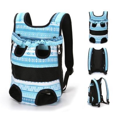 China Outdoor Fashionable Pet Carrier Dog Bag Carrier Pet Puppy Puppy Backpack Outdoor Cat Carrier Backpack Travel Carrier Front Chest Large Portable Bags for sale