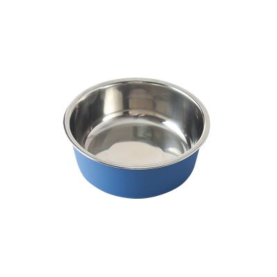 China New Wholesale Stainless Steel Viable Empty Pet Sublimation Bowl Ceramic Pet Bowl for sale