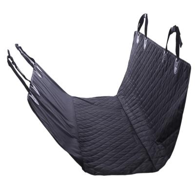 China Durable 100% Waterproof Dog Car Seat Hammock Cover With Side Waves Padded Scratch Proof For Cars And SUVs for sale