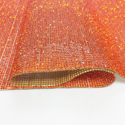 China Flatback Customized Resin Rhinestone Mesh Design Hot Fix Transfer Applique To Trim Hot Fix Sheet for sale