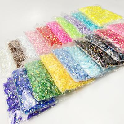 China Factory Price NewJelly AB Factory Price Red Non-Hot Fix Rhinestone Flatback Rhinestone Rhinestones for sale