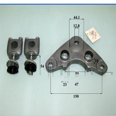 China Stalen motorfiets stuur voor Ax100 501-600mm Breedte vork Tee Stalen vork boven Te koop