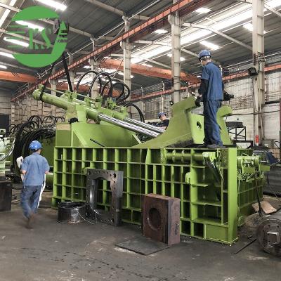 China Recycling Hydraulic Pressure Y81-400 Metal Scrap Horizontal Baler Machine 2000*2500*1200mm for sale