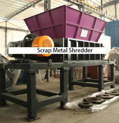 China Building Material Shops Keshang Recycling Machine Scrap Metal Two Axle Tire Tire PP Plastic Shredder for sale