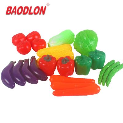 China DIY preschool educational recgonize toy artificial fruit vegetable for kid for sale