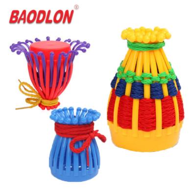 China Educational preschool toy hand-woven flower basket for children for sale