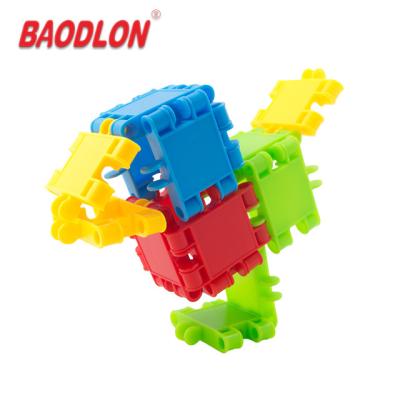 China PE DIY construction Plastic educational Dudu building blocks for kid for sale