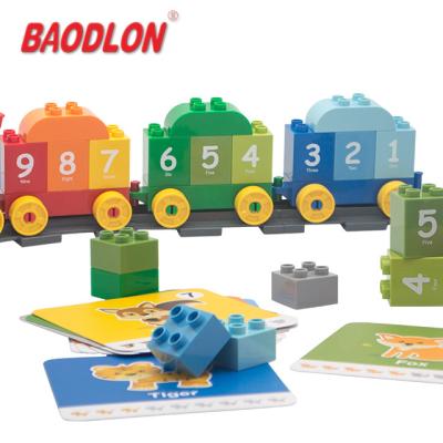 Chine DIY preschool educational construction digital train building block for children à vendre