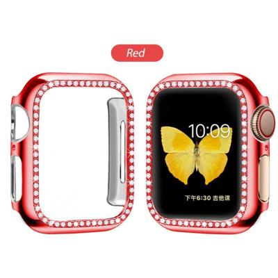 China Aamzon Cool Popular Hot Selling Full Cover For Apple Watch Series 6 Hard Material PC Frame Case Screen Protector for sale