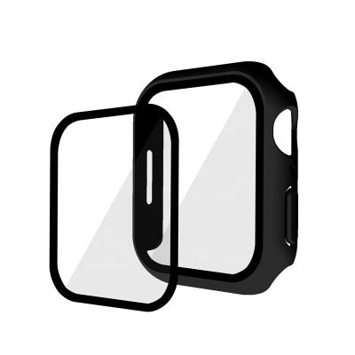 China Cool Popular Watch Case With Button For Apple Watch Series 7 Cover Hard PC Case Protector For IWatch 7 41mm 45mm for sale