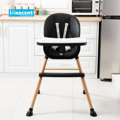 China Safety Comfortable Baby Dining Chair Baby High Feeding Chair Portable Kids Table Dining Chair Foldable Adjustable Height Baby Umpire Chair 5 in 1 for sale