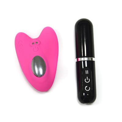 China ROHS 130mAh G Spot And Clit Stimulator Invisible Panty Vibrator Remote Control for sale